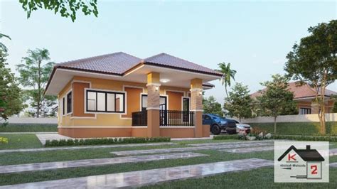 Single Storey Modern Home Plan With Fascinating Verandah Pinoy House