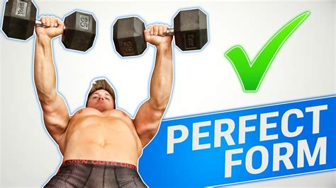 Your chest, arms, shoulders, back — even abs and legs, depending on how you use them, will all benefit with dumbbells for muscle growth. How To: Dumbbell Bench Press | 3 GOLDEN RULES - YouTube
