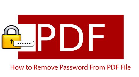 Remove pdf password online in a few clicks. How To Remove Password Protection From PDFFiles in Just 1 ...