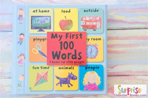My First 100 Words ~ Chunky Board Book Set Surprise Usborne Books