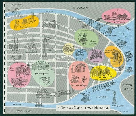 Tourists Map Of Lower Manhattan Tourist Map Manhattan Tourist Map