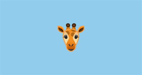 Giraffe Emoji On Google Noto Color Emoji Android 8 0