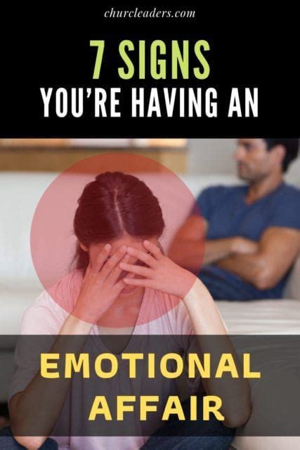 7 Signs Youre Having An Emotional Affair In 2021 Emotional Affair
