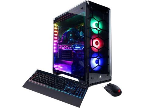 Cyberpowerpc Desktop Computer Crystal Gaming Series Pro Ccs4000 Intel