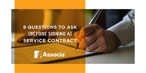 9 Questions To Ask Before Signing A Service Contract