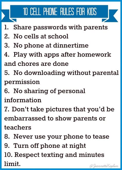10 Rules To Consider Before Handing Your Kids A Cell Phone