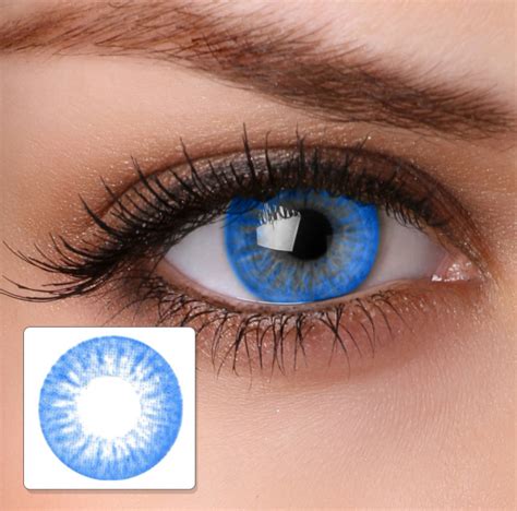 Colour Contact Lenses Ha Electric Blue