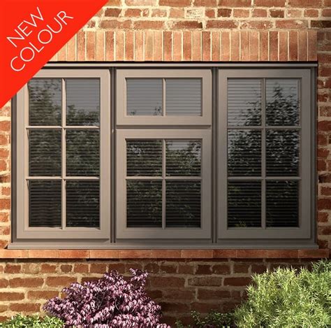 Coloured Upvc Windows And Frames Black Brown And Grey Colour Upvc