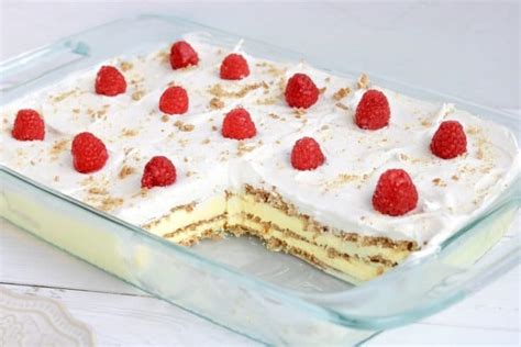 Lemon Icebox Cake Easy No Bake Lemon Dessert Recipe