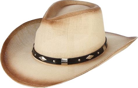 Lukis Mens Summer Cowboy Hat Straw Sun Hat Wide Brim Western Straw