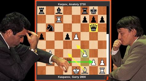 Garry Kasparov Vs Anatoly Karpov World Chess Championship Match 1990