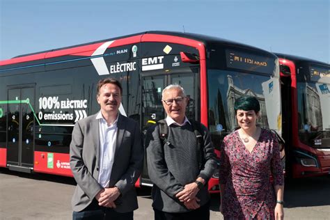 La Emt Valencia Incorpora Nuevos Autobuses El Ctricos A La Flota