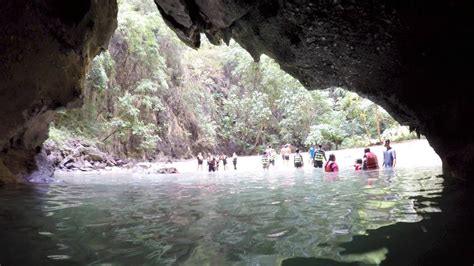 Emerald Cave Swim Through Thailand Morakot Cave Youtube
