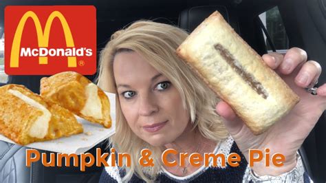 Mcdonalds Pumpkin And Creme Pie Review 🎃🥧 Youtube
