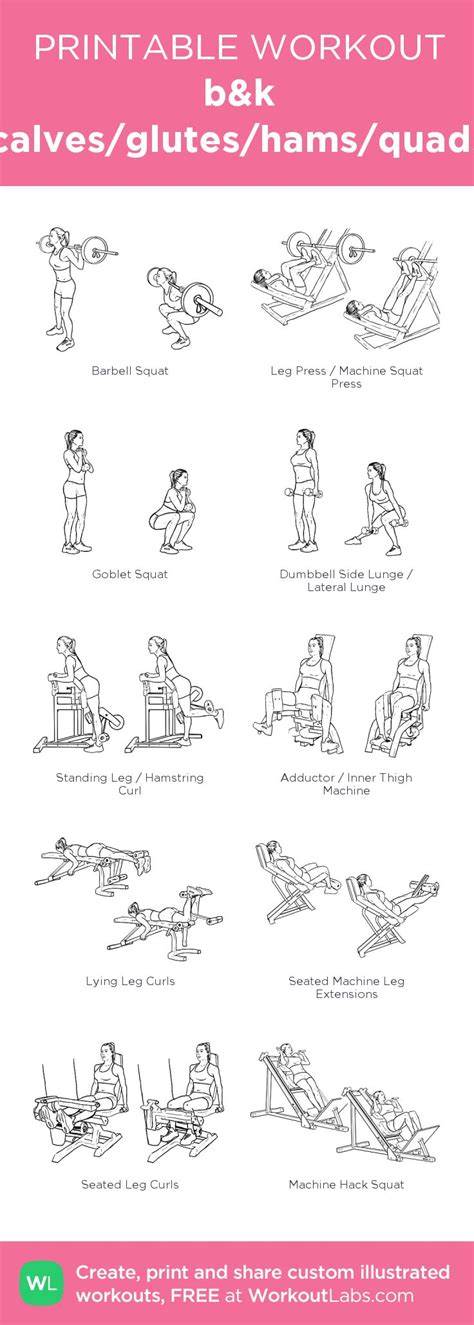 Bandk Calvesgluteshamsquads Gym Workouts Women Glute And Hamstring