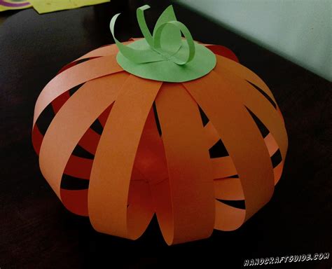 Pumpkin Paper Crafts Halloween For 7 Years Kids