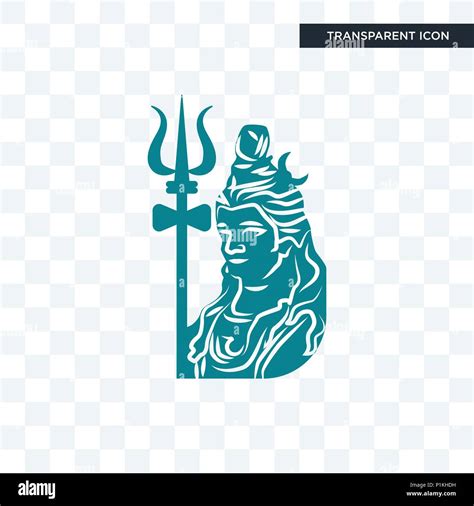 Lord Shiva Vector Icon Isolated On Transparent Background Lord Shiva