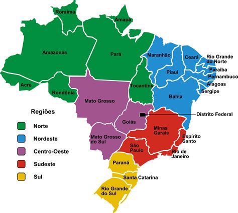 Images Fresh Mapa Do Brasil Capital E Estado