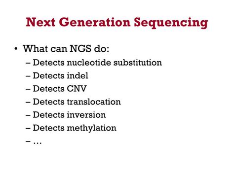 Ppt Next Generation Sequencing Powerpoint Presentation Id6865853