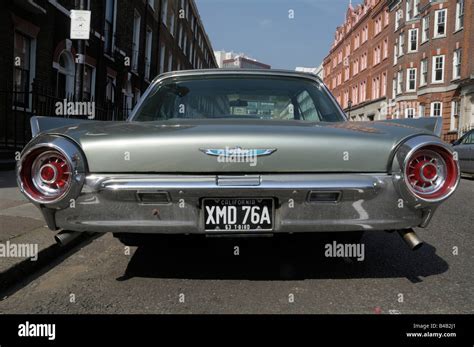 Rear View Of A 1963 Ford Thunderbird Stock Photo Alamy