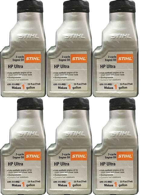 In our opinion, this is one of the best synthetic engine oils when it. Stihl 2-Cycle HP Ultra Engine Oil (2.6 oz, 6-Pack ...