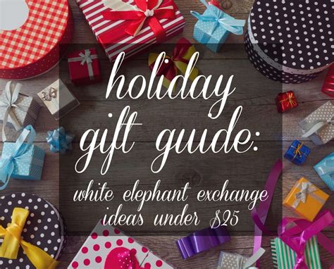 Instead of buying a gift for a specific person, you buy a basic gift that can work for anyone. Holiday Gift Guide: White Elephant Ideas | Wardrobe Oxygen