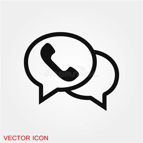 Telephone Icon Whatsapp Icon Vector Sign Symbol For Design Ilustração