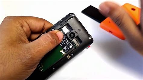 Lumia 530 How To Insert Sim And Micro Sd Card Youtube