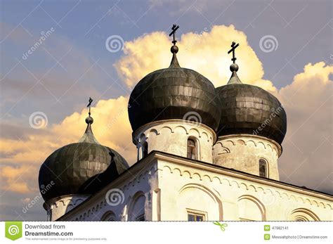Cathedral Of The Nativity Of Our Lady Veliky Novgorod Stock Image