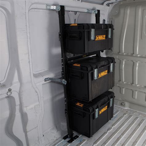 2 X Dewalt Dwst1 81042 Toughsystem Mobile Van Storage Racking System