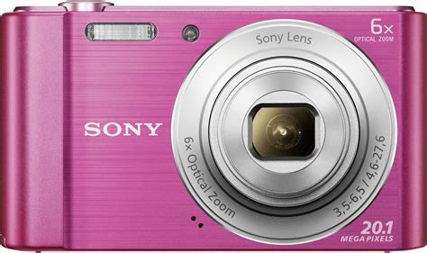 Sony Cyber Shot Dsc W810p Digital Camera 201 Mp Optical Zoom 6 X Pink