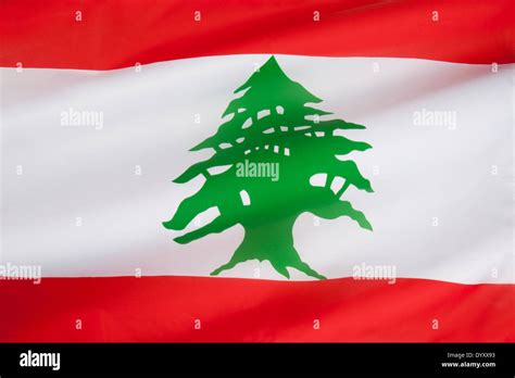 The Flag Of Lebanon Stock Photo Alamy