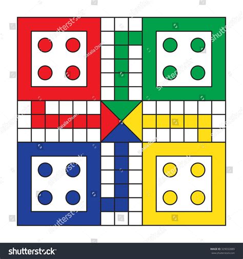 * lucky draw after each game, get free magic dices. Ludo Game Board Stock Illustration 329032889 - Shutterstock