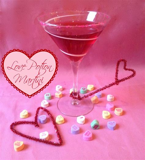 Love Potion Martini Valentines Valentines Day Martini
