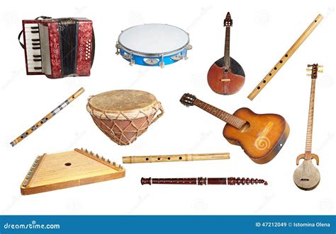 Old Musical Instruments Stock Photo Image 47212049