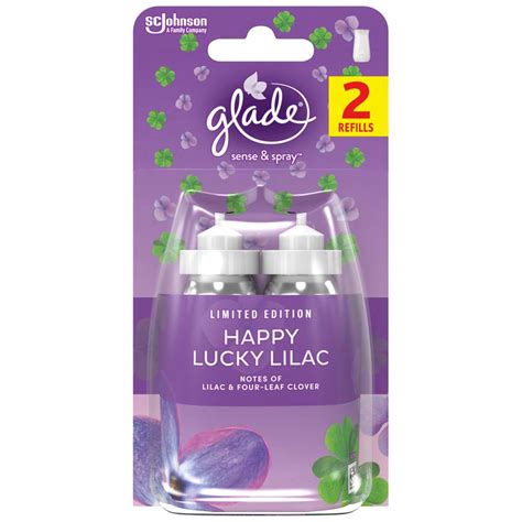 Glade Happy Lucky Lilac Sense And Spray Twin Refill Air Freshener Ml Wilko
