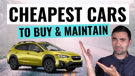 Top 10 Cheapest Cars To Buy And Maintain That Are Most Reliable Youtube