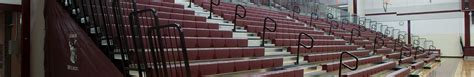 Newark High School Gymnasium Seating By Hussey Seating Company