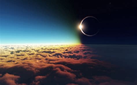 1440x900 Resolution Solar Eclipse Eclipse Space Art Sky Space Hd