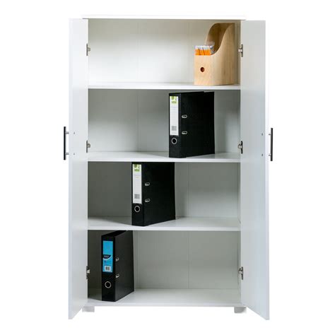 Sd Iv02 White 2 Door Storage Cabinet Locking Doors 1400mm