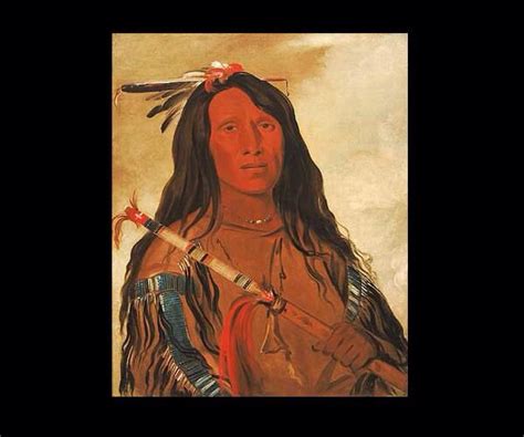 Cheyenne Chief Wolf On The Hill Painted By George Catlin 1832 ⊕