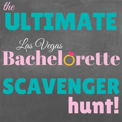 the ultimate las vegas bachelorette scavenger hunt vegas bachelorette las vegas bachelorette