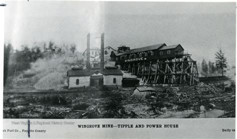 Tipple And Powerhouse At White Oak Fuel Company Wingrove Mine Fayette