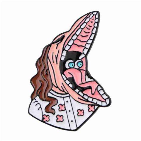 Beetlejuice Barbara Maitland Head Costume Enamel Pin Distinct Pins