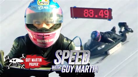Guy Martins 835mph World Record Breaking Toboggan Run Guy Martin