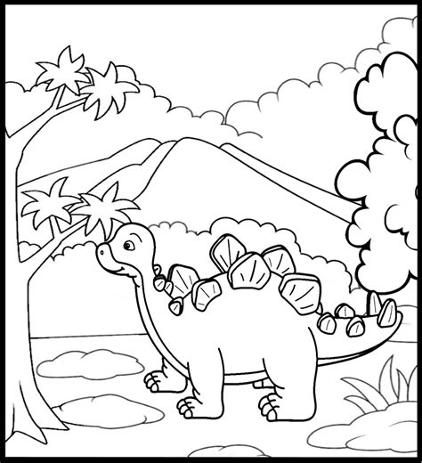 Sea Dinosaur Coloring Pages