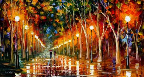 Leonid Afremov, oil on canvas, palette knife, buy original paintings