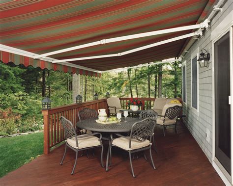 This deck canopy option has the ability to protect up to 2,000 square feet of dining or entertainment space! Retractable Patio Awnings - SugarHouse Awning