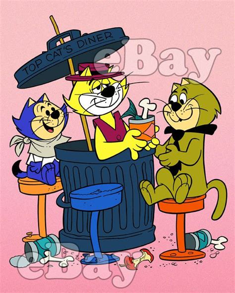 Rare Top Cat Cartoon Color Photo Hanna Barbera Studios