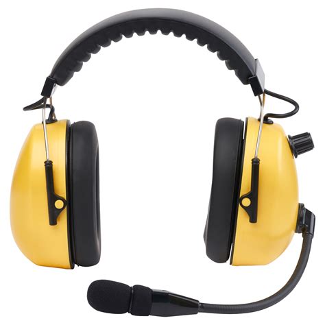 Wicom Aviation Headset Yellow